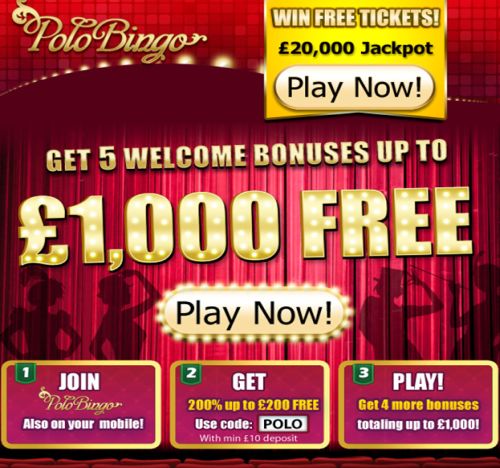 polo bingo sister site welcome offer