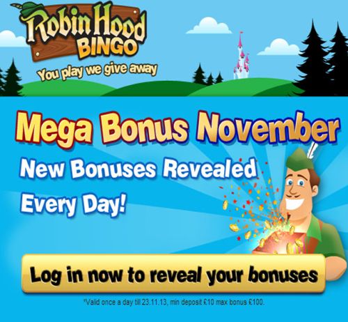 mega bonus november