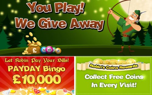 Robin Hood Bingo rewarding games