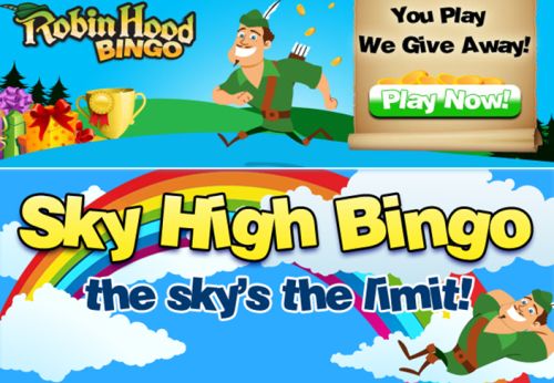 sky high bingo robin hood bingo